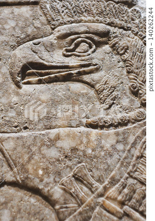 Detail of Eagle-Headed Figure 140262244