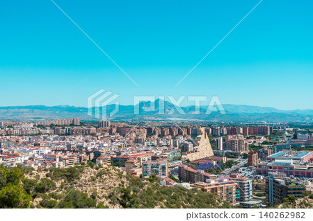 Panoramic View of City and Mountains Panoramic View of City and Mountains 140262982