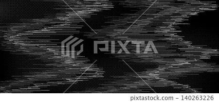 TV static noise effect texture. Distorted VHS video screen concept. Glitch pixelated random background. Fuzzy rippled television interference backdrop. Vector digital video corruption pattern display TV static noise effect texture. Distorted VHS video screen concept. Glitch pixelated random background. Fuzzy rippled television interference backdrop. Vector digital video corruption pattern display 140263226