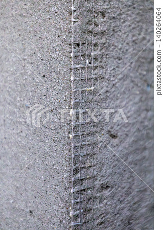 Concrete joint reinforcement mesh detail for structural durability and strength 140264064