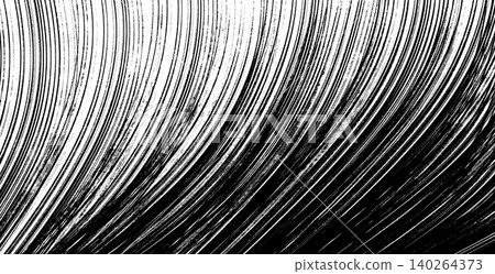 Monochrome wavy lines. Abstract hand-drawn ink drawing texture. Monochrome wavy lines. Abstract hand-drawn ink drawing texture. 140264373