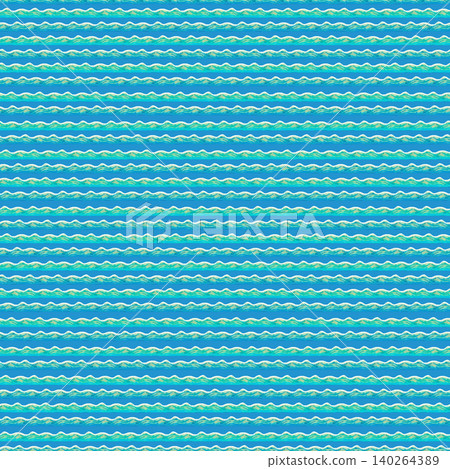 Fine watercolor stripe seamless pattern with miniature turquoise blue ocean waves. Delicate coastal background design ideal for fabric, branding, stationery, packaging and nautical themed projects Fine watercolor stripe seamless pattern with miniature turquoise blue ocean waves. Delicate coastal background design ideal for fabric, branding, stationery, packaging and nautical themed projects 140264389