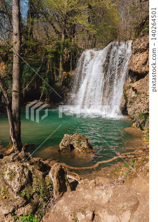 Landscape of Blederija Waterfall in Djerdap Serbia Landscape of Blederija Waterfall in Djerdap Serbia 140264501