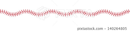 Softball lace. Baseball ball stripes. Wavy softball stitches. Vector illustration Softball lace. Baseball ball stripes. Wavy softball stitches. Vector illustration 140264805