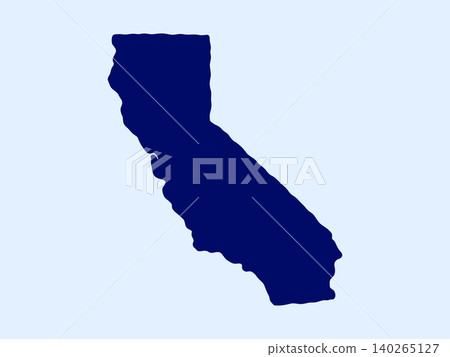 Doodle-style illustration of the California state map, featuring the recognizable shape of California in a simple, hand-drawn design. Doodle-style illustration of the California state map, featuring the recognizable shape of California in a simple, hand-drawn design. 140265127