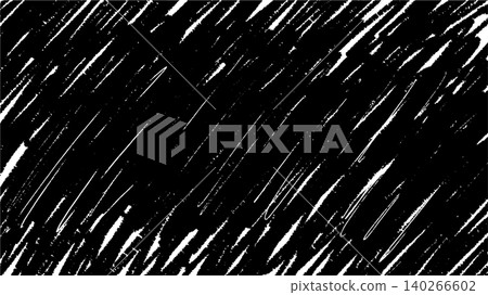 Grunge black and white background. Fully digital hand drawn with a brushstrokes hatching with Grunge black and white background. Fully digital hand drawn with a brushstrokes hatching with 140266602