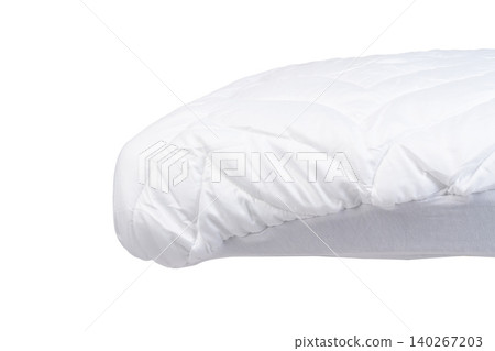 Close up of a new blanket isolated on white background Close up of a new blanket isolated on white background 140267203