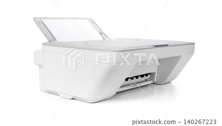 Ink jet printer isolated on white background Ink jet printer isolated on white background 140267223