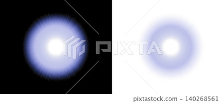 Soft pale purple glowing sphere with delicate light rays radiating on black and transparent background, concept of calm celestial mystery Soft pale purple glowing sphere with delicate light rays radiating on black and transparent background, concept of calm celestial mystery 140268561