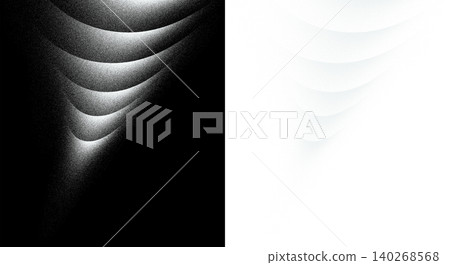 Sweeping curved waves of white glowing glitter particles forming abstract arcs on black and transparent background, concept of winter magic and ethereal cosmic wind Sweeping curved waves of white glowing glitter particles forming abstract arcs on black and transparent background, concept of winter magic and ethereal cosmic wind 140268568