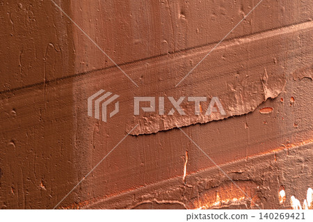 Textured smears of dark skin foundation, background Textured smears of dark skin foundation, background 140269421