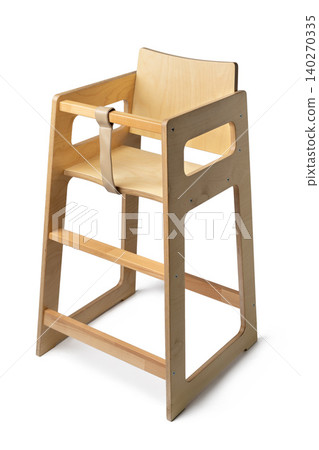 High baby chair for catering establishment isolated on white 140270335