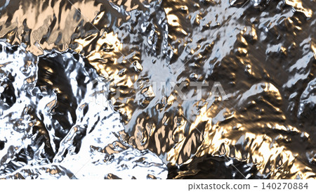 Reflective Silver Mountain Texture 3d render. Reflective Silver Mountain Texture 3d render. 140270884