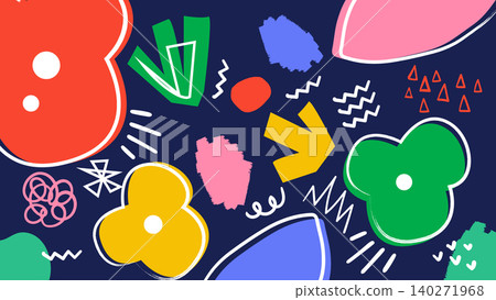 Minimal Organic Pattern Background Minimal Organic Pattern Background 140271968
