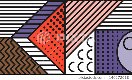 Geometric Abstract Pattern Design Background Geometric Abstract Pattern Design Background 140272018