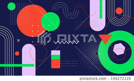 Pastel Abstract Shapes Background Pastel Abstract Shapes Background 140272120