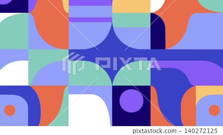 Color Flow Geometric Background Color Flow Geometric Background 140272125