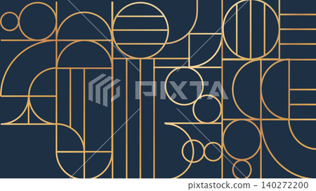 Golden Line Harmony Background Golden Line Harmony Background 140272200
