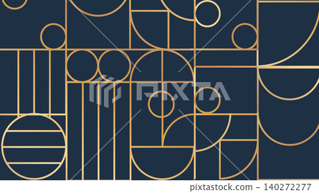 Golden Circle Grid Background Golden Circle Grid Background 140272277
