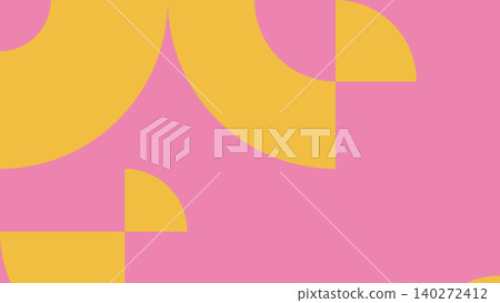 Pink Terracotta Geometry Background 140272412