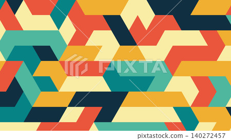 Cool Isometric Block Background Cool Isometric Block Background 140272457