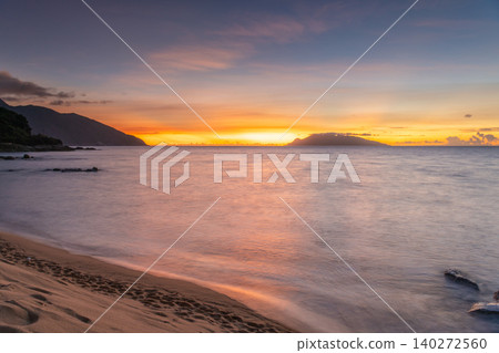 Sea turtle nesting grounds, Nagata Inakahama beach, sunset, magic hour, Yakushima (summer) Sea turtle nesting grounds, Nagata Inakahama beach, sunset, magic hour, Yakushima (summer) 140272560