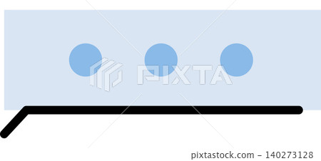 Blue speech bubble with three dots vector illustration. Online communication, customer support, social media, digital messaging, instant feedback, virtual chat. Chatting icon with ellipsis Blue speech bubble with three dots vector illustration. Online communication, customer support, social media, digital messaging, instant feedback, virtual chat. Chatting icon with ellipsis 140273128