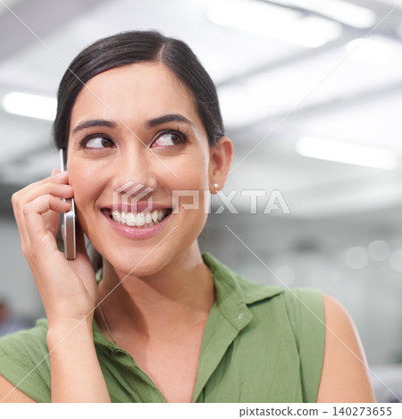 Business woman, phone call and networking in office, negotiation and consulting on deal. Female person, b2b and plan in conversation or connection for discussion, talking and app for communication Business woman, phone call and networking in office, negotiation and consulting on deal. Female person, b2b and plan in conversation or connection for discussion, talking and app for communication 140273655