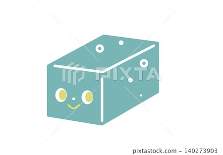 Character illustrations for Soda Kan (soda agar jelly dessert) Character illustrations for Soda Kan (soda agar jelly dessert) 140273903