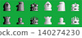 Vector illustration of chess pieces 140274230