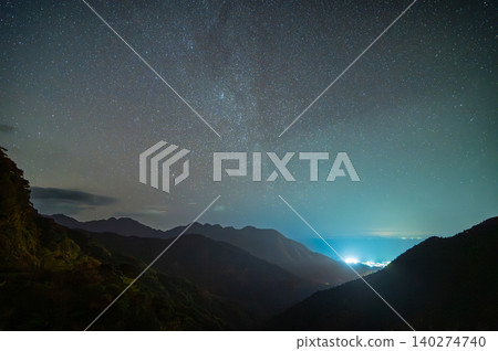 屋久島的銀河星空景觀,神靈居住之地(春季) 屋久島的銀河星空景觀,神靈居住之地(春季) 140274740