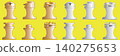 Vector illustration of chess pieces 140275653