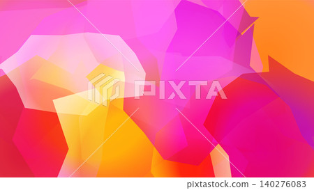 充滿活力的抽像多邊形幾何彩色圖案 充滿活力的抽像多邊形幾何彩色圖案 140276083