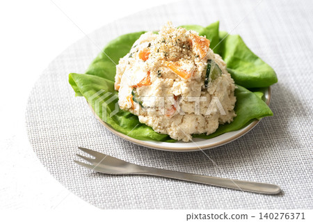 Okara potato salad style Okara potato salad style 140276371