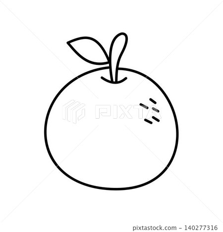 orange outline icon fruit orange outline icon fruit 140277316
