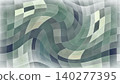 Elegant abstract geometric composition featuring flowing curved forms, layered transparency, and modern decorative appeal. 140277395