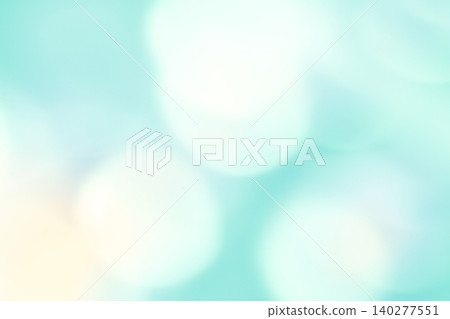 Blue-green soft abstract background with round bokeh Blue-green soft abstract background with round bokeh 140277551