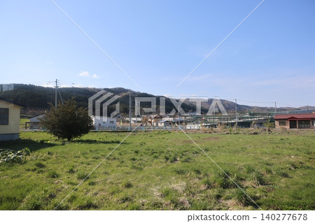 April 26 2026 Hakodate Hokuto Rural Landscape With Mountains And Fields 140277678