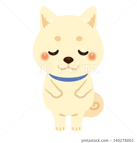 鞠躬的狗角色插圖 2 鞠躬的狗角色插圖 2 140278001
