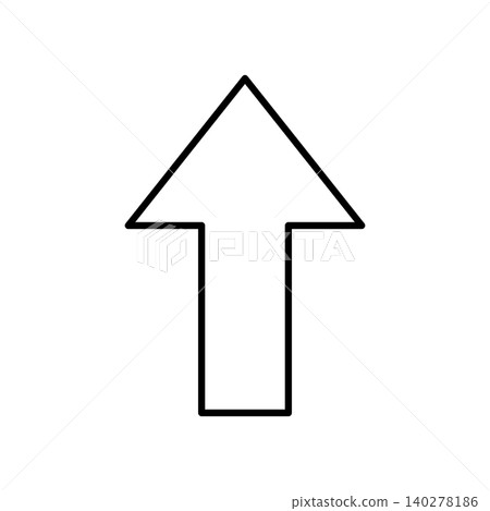 Up arrow icon 140278186