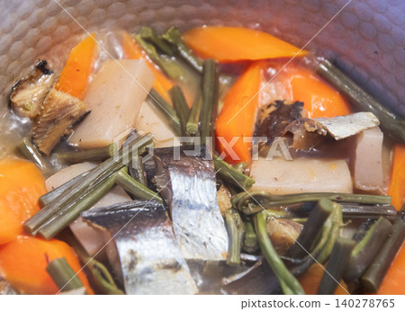 Braised herring and bracken Braised herring and bracken 140278765