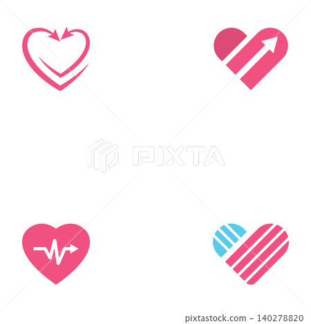 Heart Growth Arrow Icon for Business and Relationship Success Heart Growth Arrow Icon for Business and Relationship Success 140278820