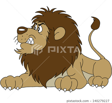 Hand-drawn animal illustration ☆ Lion 140279227