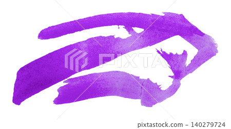 purple brush isolated on transparent background purple watercolor purple brush isolated on transparent background purple watercolor 140279724