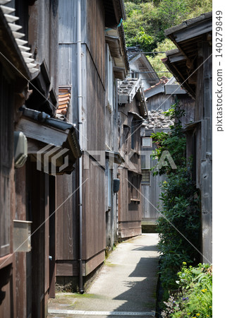 宿根木的佐渡島街景 宿根木的佐渡島街景 140279849
