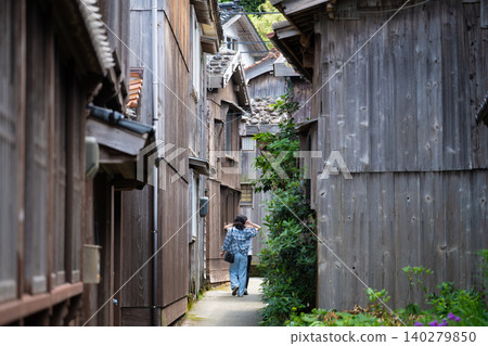 宿根木的佐渡島街景 宿根木的佐渡島街景 140279850