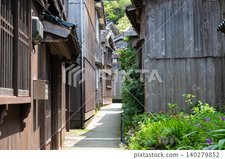 宿根木的佐渡島街景 宿根木的佐渡島街景 140279852