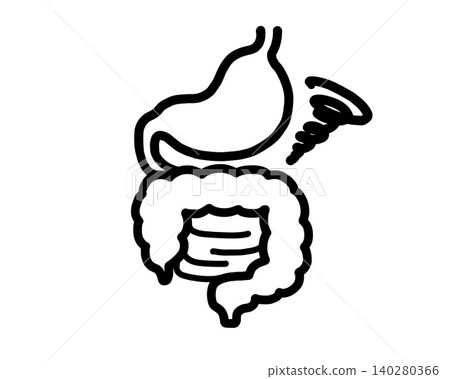 Icon representing gastrointestinal problems Icon representing gastrointestinal problems 140280366