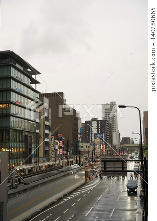 Rainy scenery in Abeno Rainy scenery in Abeno 140280665