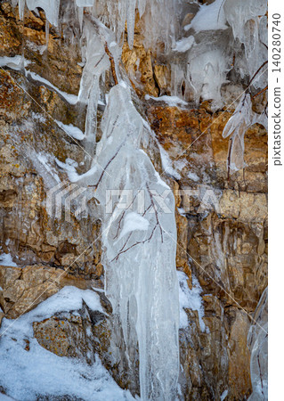 Icicles on the rocks Icicles on the rocks 140280740